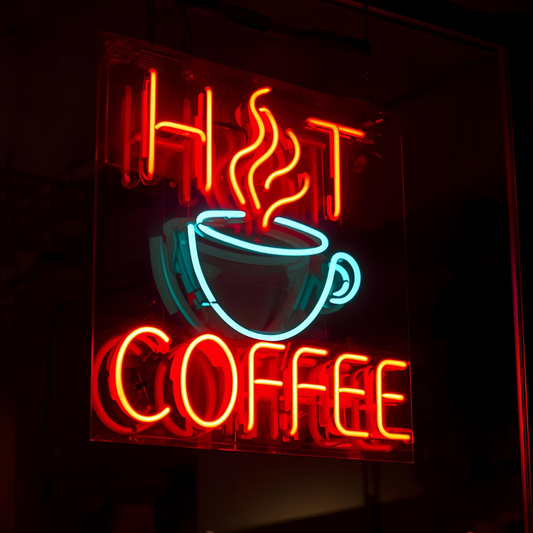 Hot Coffee neon sign